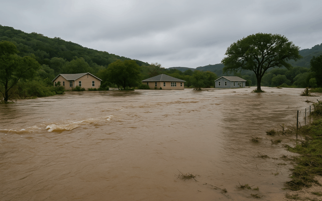 Litir ó Mheiriceá – Tuilte i Texas!