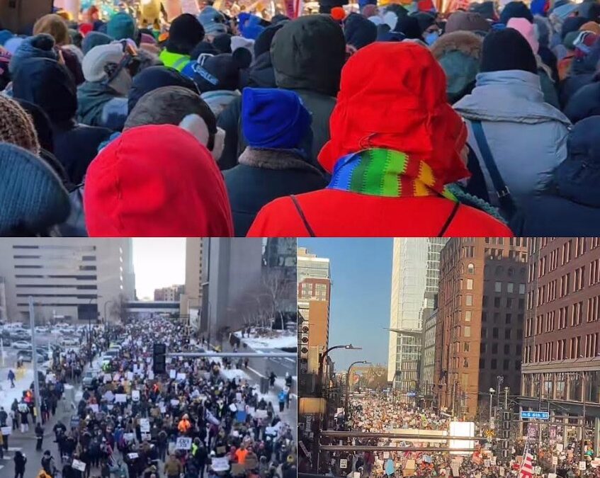 Litir ó Mheiriceá –  Aird an domhain ar Mhinneapolis